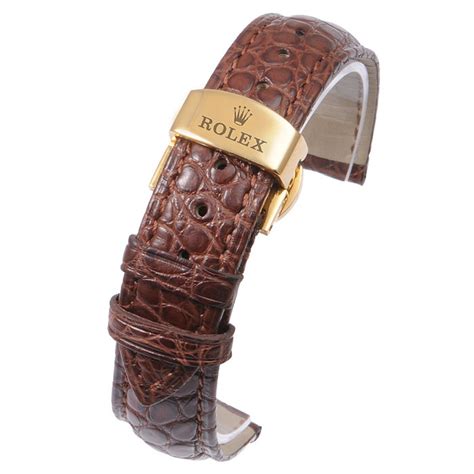 alligator watch band for rolex|used rolex bands for sale.